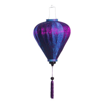 Purple silk lantern from Vietnam