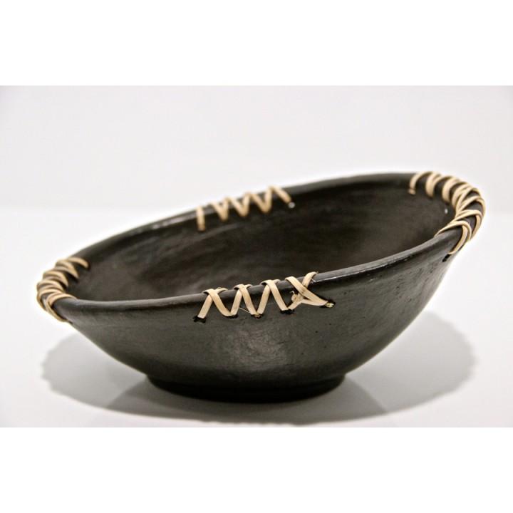 Longpi Handmade Black Pottery Nut Bowl
